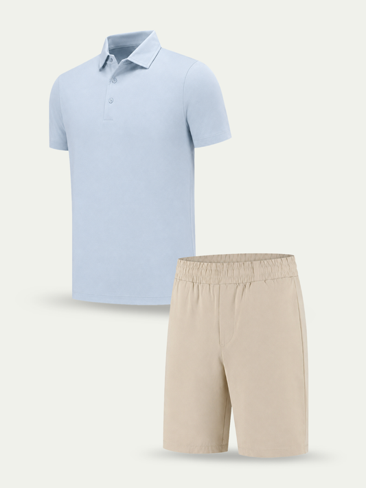 Lux Summer Set - Light Blue / Beige