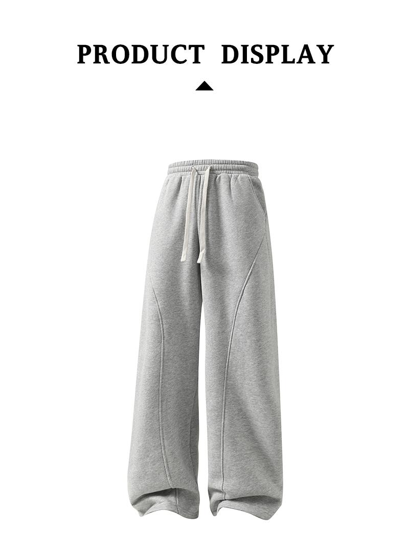 Men's Fleece Thermal Lined Sweatpants - Oversize Comfort