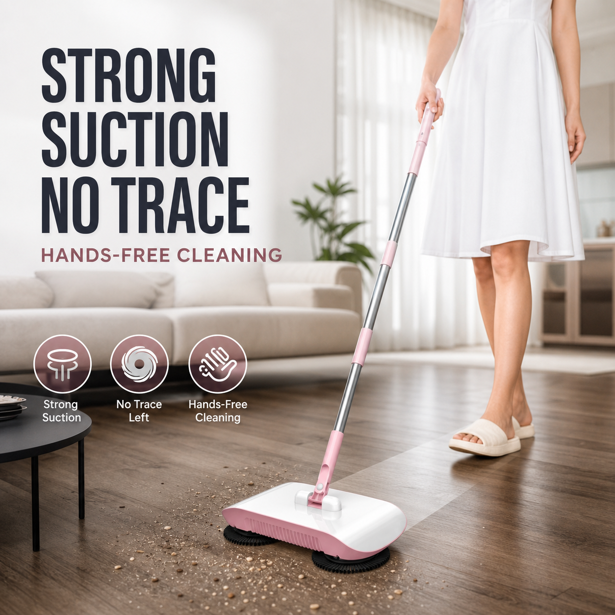 📢📢50% OFF !! ⏰Smart Robot Vacuum Cleaner with Mop & Broom