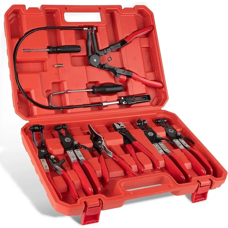 9PCS Hose Clamp Pliers Set for Automotive and Water Hoses