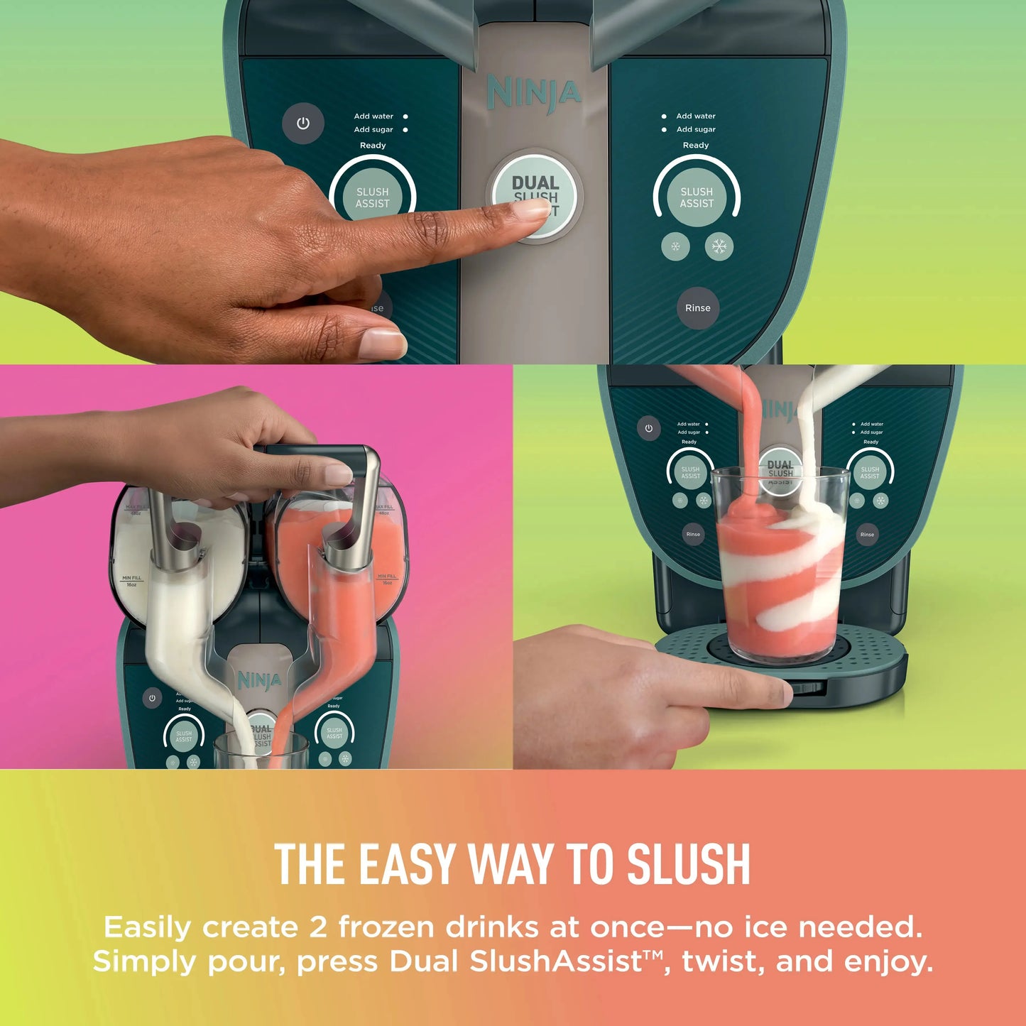 Dual-Flavor Frozen Drink & Slushie Machine