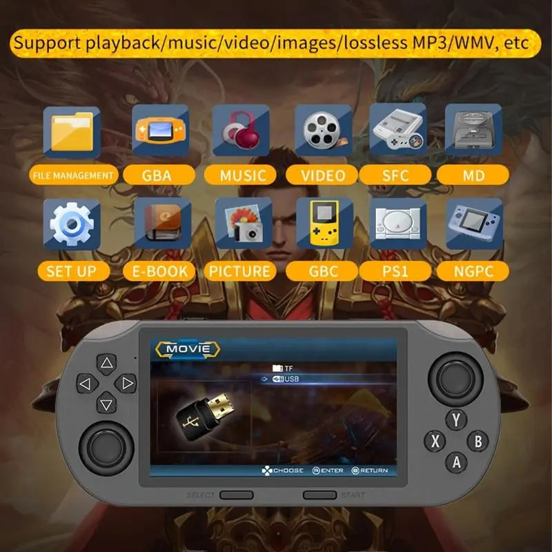 SF3000 Retro Handheld Game Console - 20000+ Games