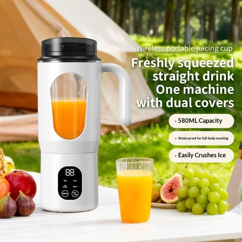 580ML Portable Juicer with LED Display and Powerful 22000 RPM