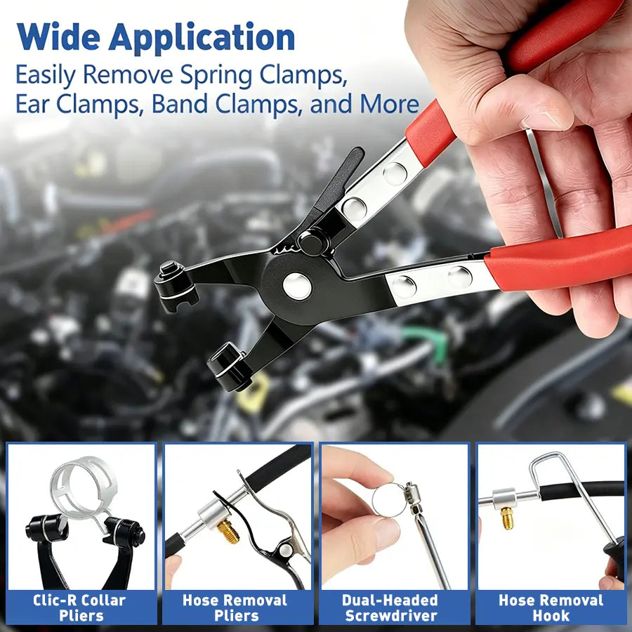 9PCS Hose Clamp Pliers Set for Automotive and Water Hoses