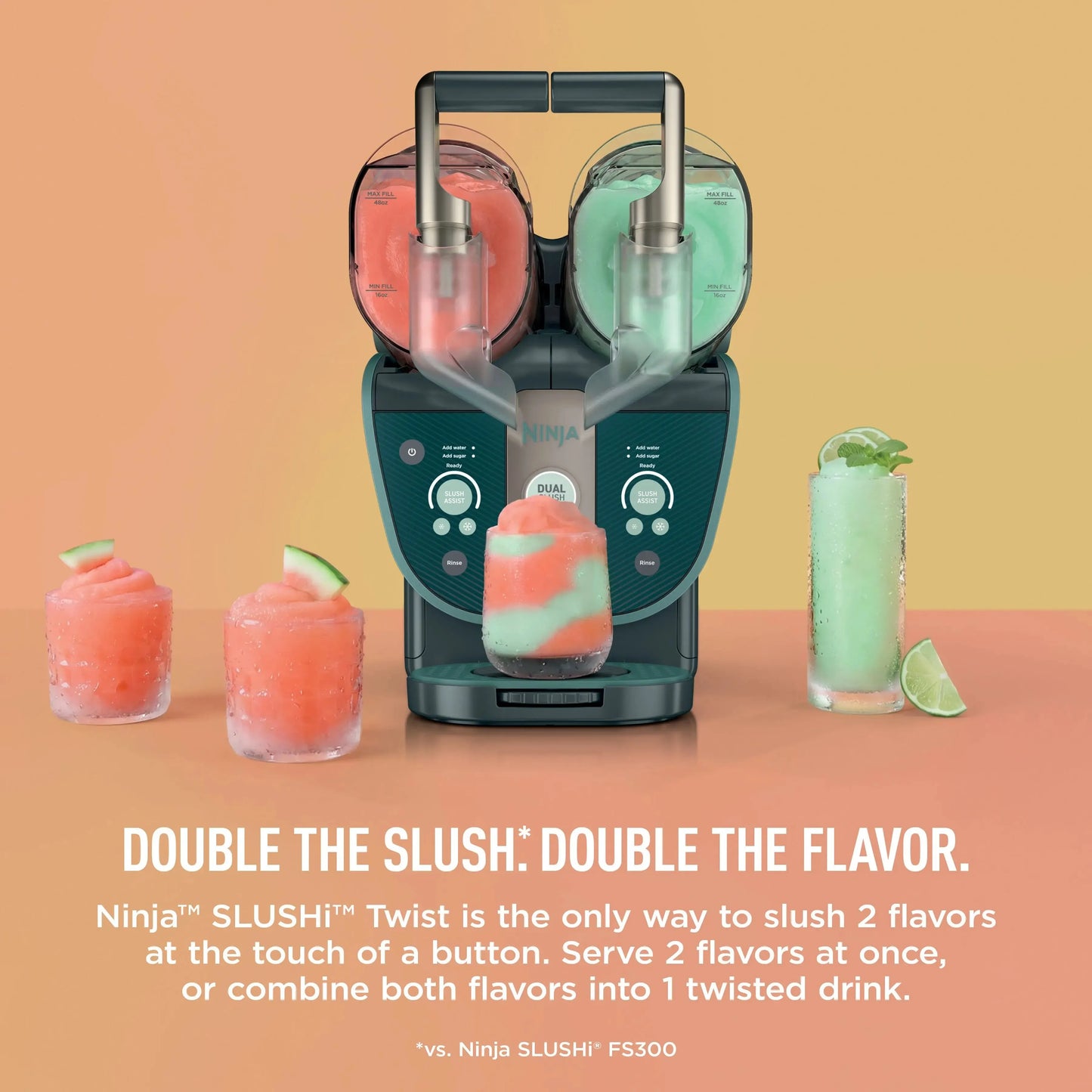 Dual-Flavor Frozen Drink & Slushie Machine