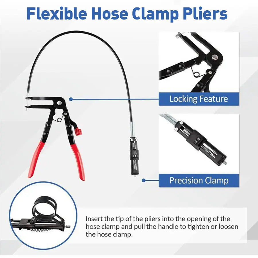 9PCS Hose Clamp Pliers Set for Automotive and Water Hoses