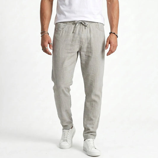 Coastal Linen Drawstring Pants