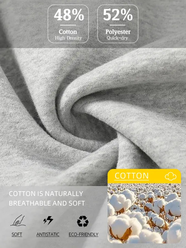Men's Fleece Thermal Lined Sweatpants - Oversize Comfort