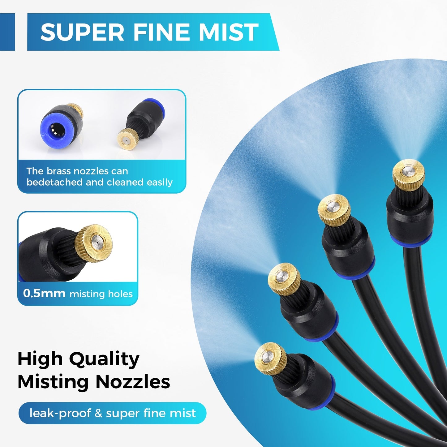 HeatHaloTM Cooling Mist Stand