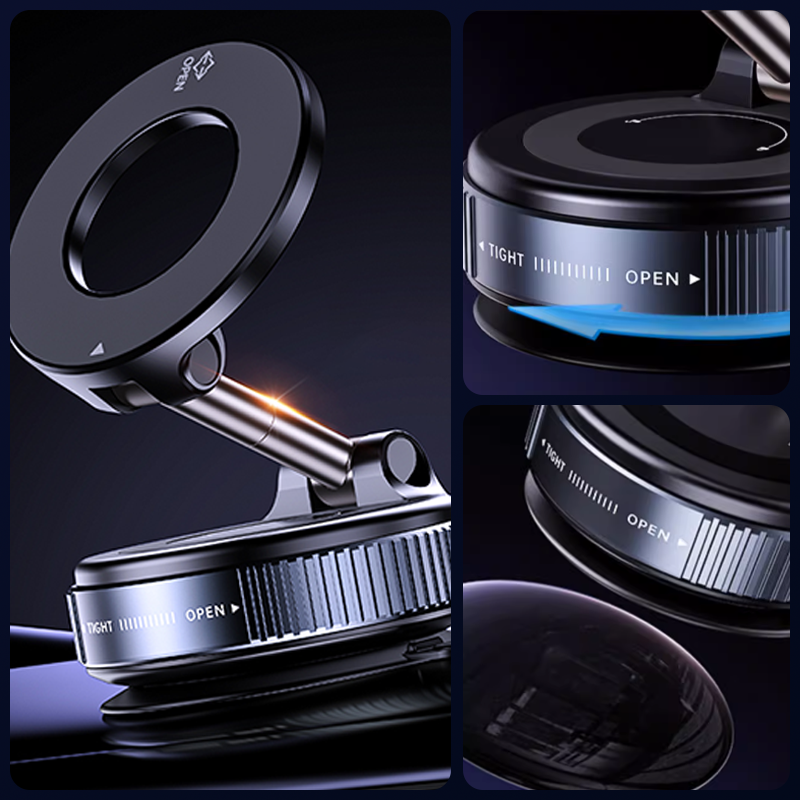 Vacuum Magnetic Suction Car Phone Holder